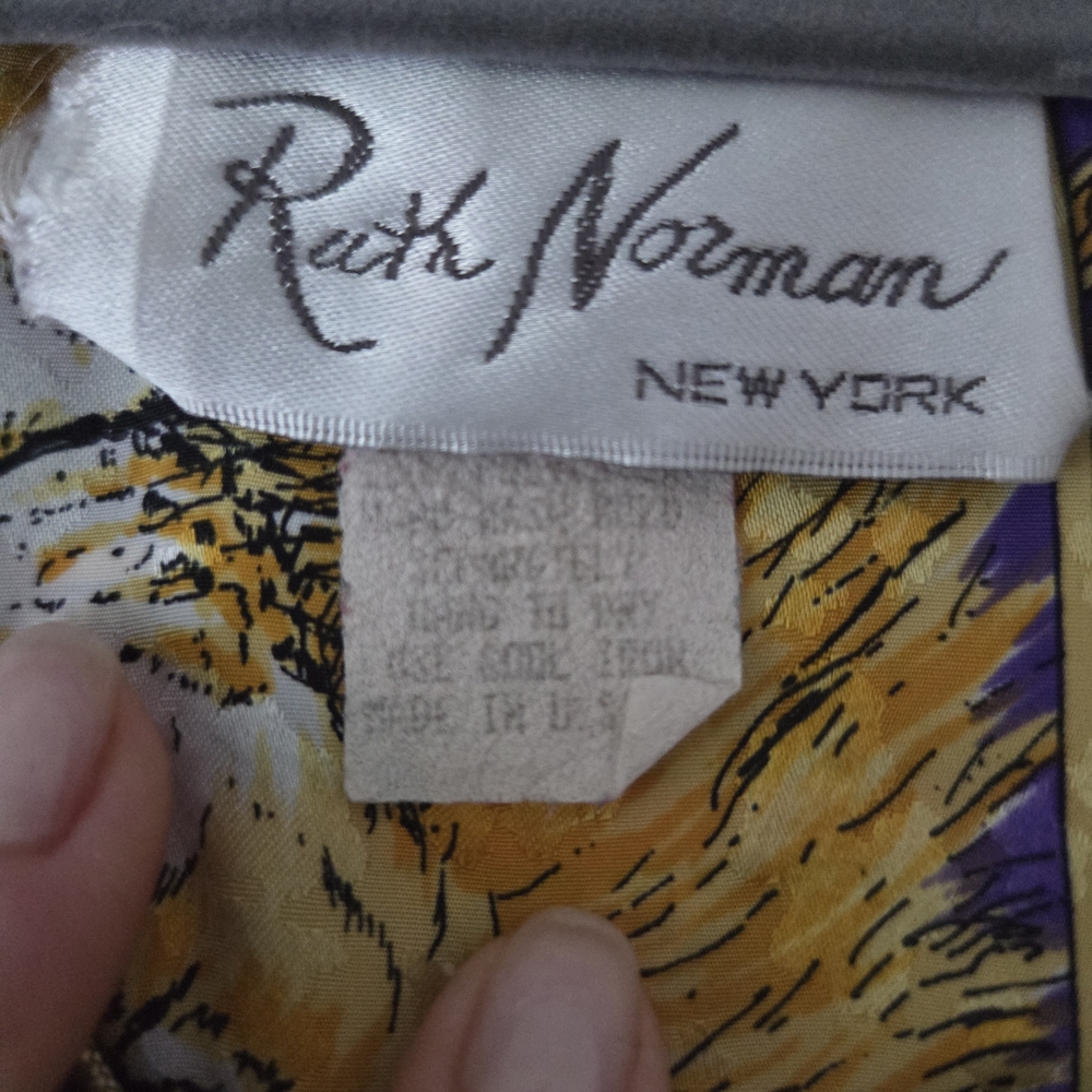 Ruth Norman Vintage Neiman Marcus Colorful Animal Print Kaftan Caftan Dress OS - Picture 7 of 16